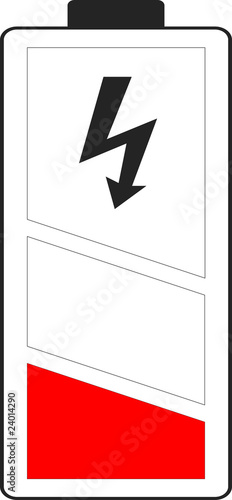 Batterie leer