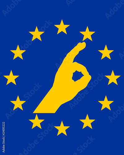 Europäisches Handzeichen