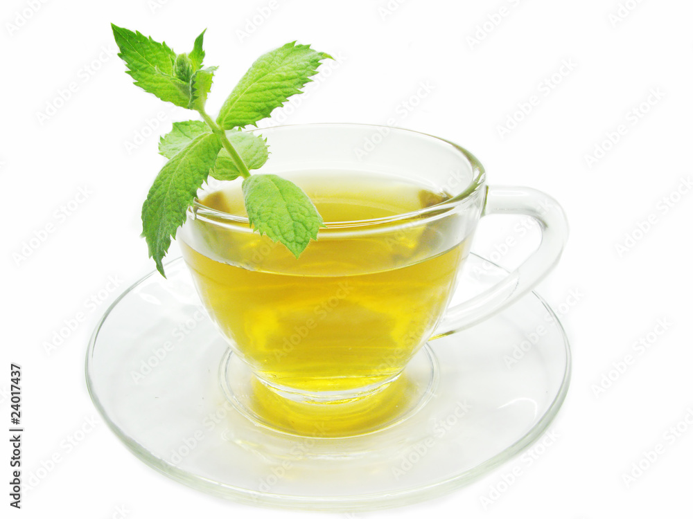 cup of tea with mint cup of tea with mint