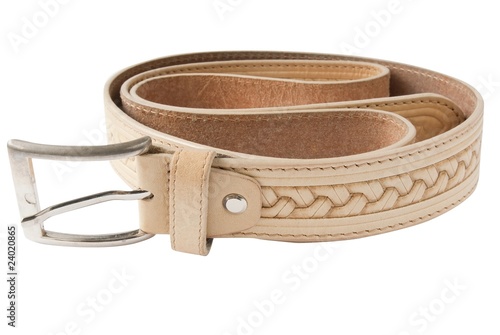 leather belt snake shape