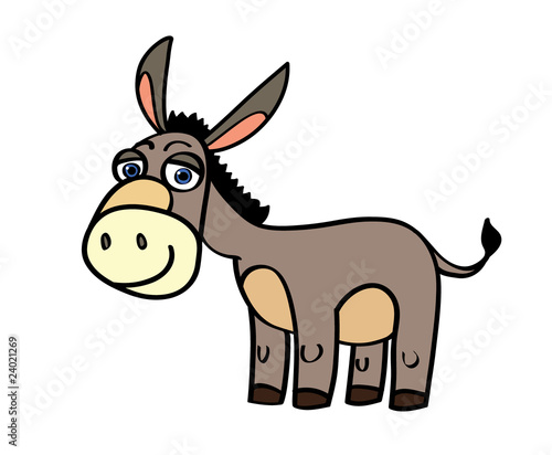 cartoon donkey