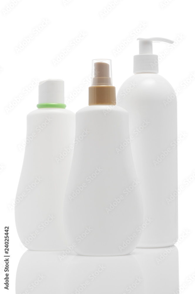 Set of plastic bottles Set of plastic bottles