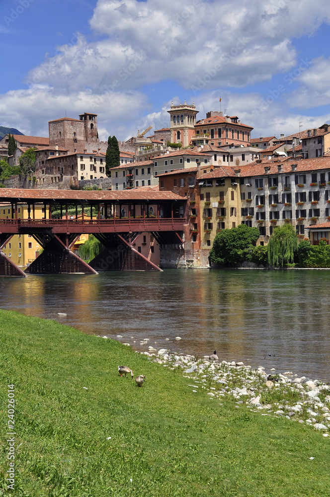 Obraz premium ponte vecchio bassano del grappa provincia di vicenza veneto