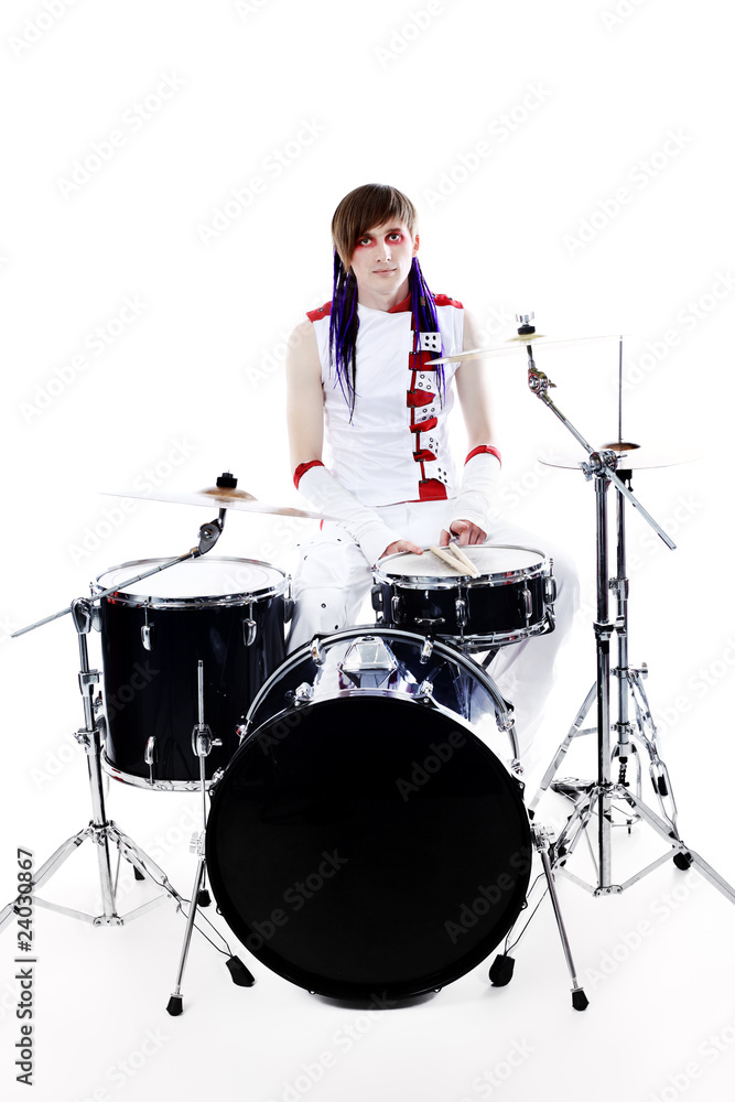 Fototapeta premium drummer rock
