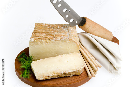 porcion de queso artesanal