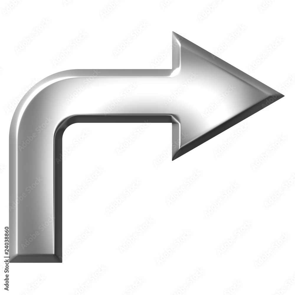 3D Silver Arrow 3D Silver Arrow