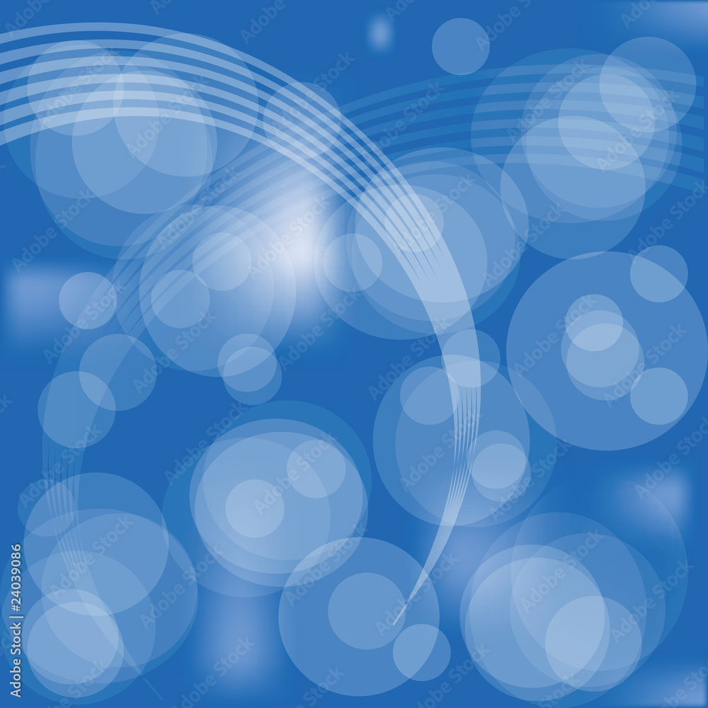 Blue background with white elements Blue background with white elements