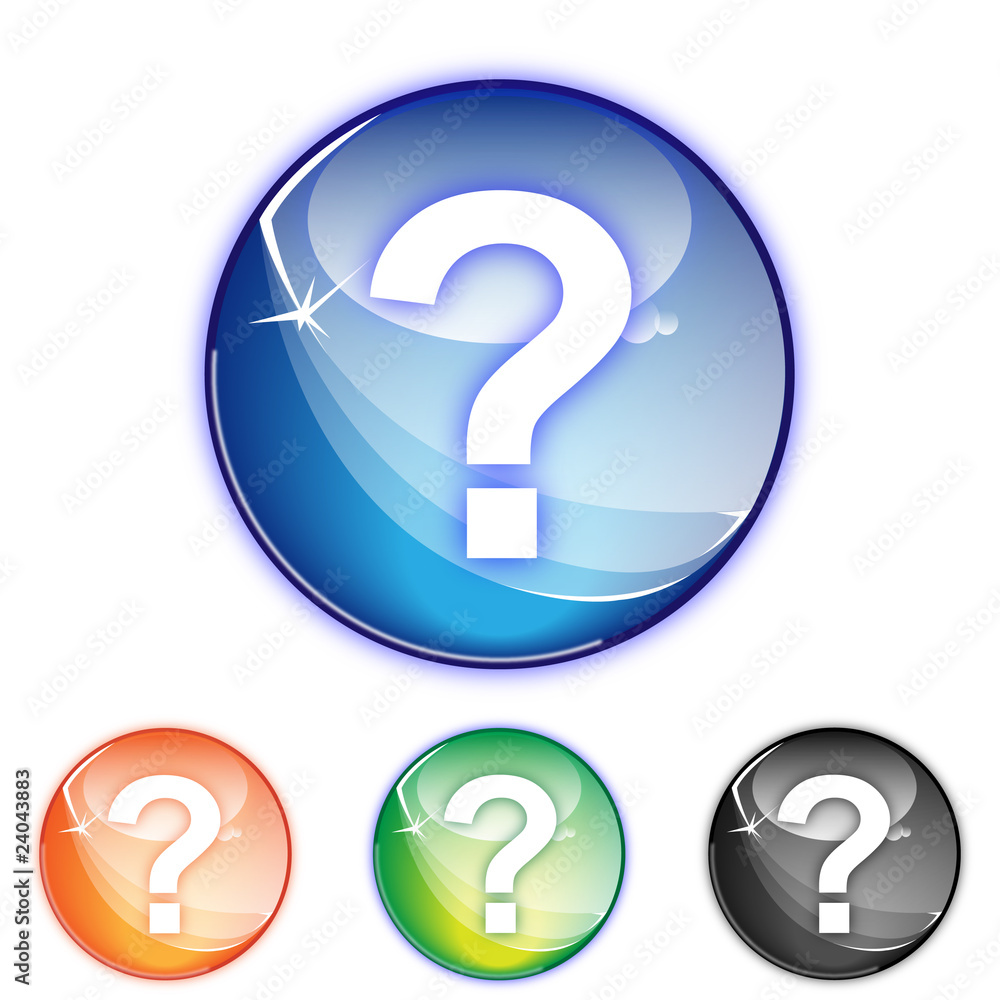Picto interrogation question - collection color Picto interrogation question - collection color