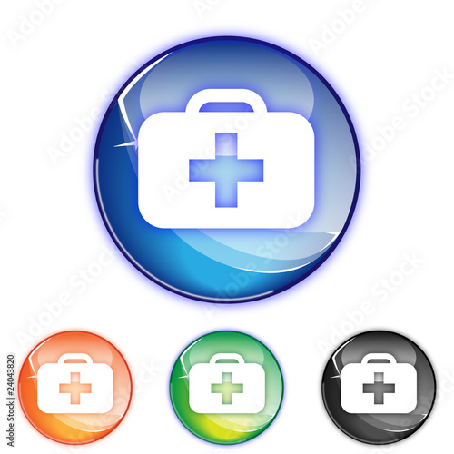Picto valise soins secours - collection color