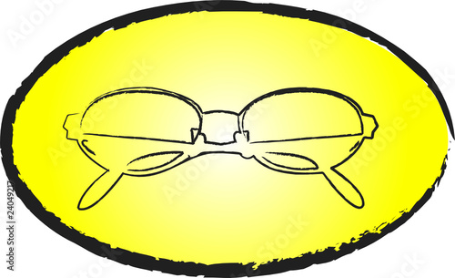 eye glasses vector