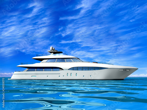 Luxury Yacht.