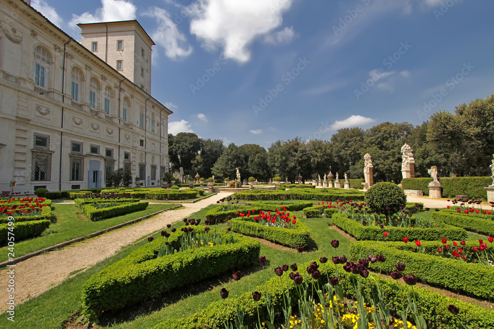 Naklejka premium Villa Borghese, Rzym, Włochy