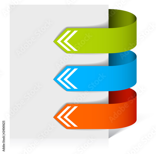 colorful arrows pointing at the item