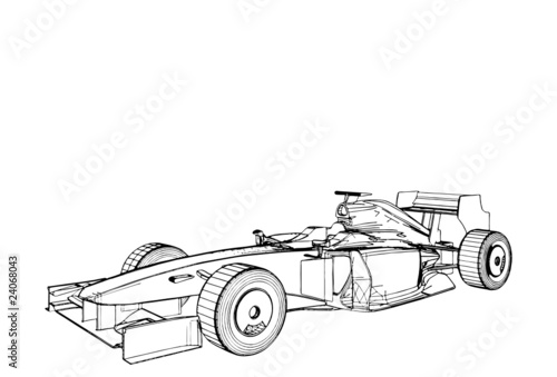 Race Car Vector 02