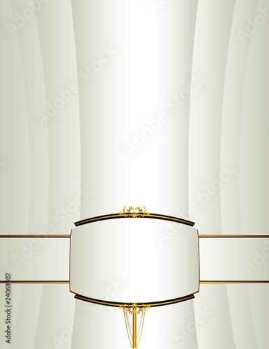Ivory background with small frame