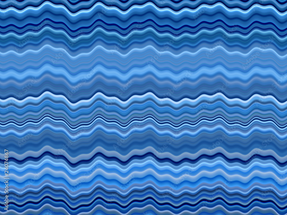 Wavy blue color stripes abstract background. Wavy blue color stripes abstract background.
