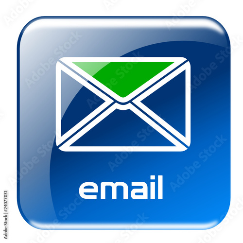 Button Email blau