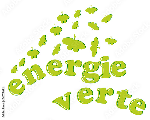 energie verte avec papillons