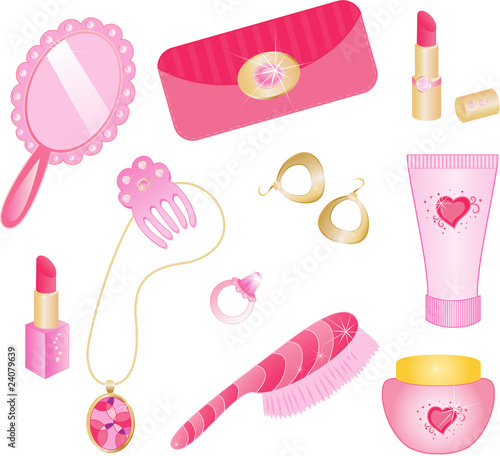 Girly Icon Set.