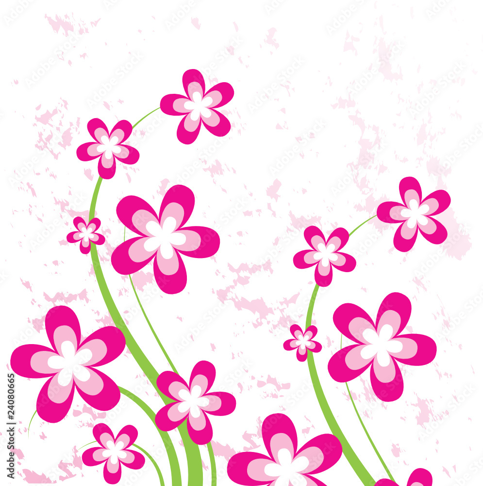 Abstract flowers background with place for your text Abstract flowers background with place for your text