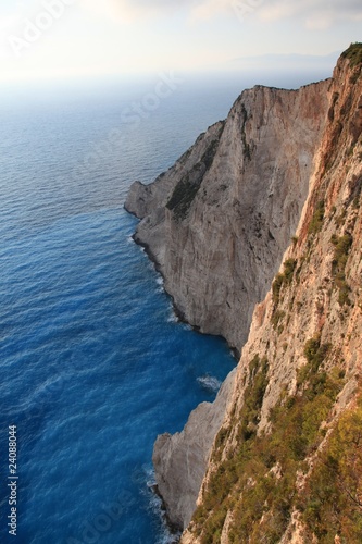 Steilhang auf Zakynthos