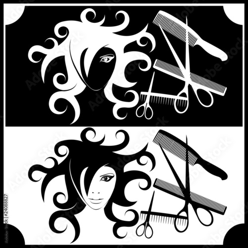 logo for registration of hairdressing