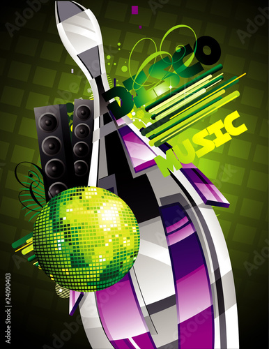 abstract 3d vector illustration