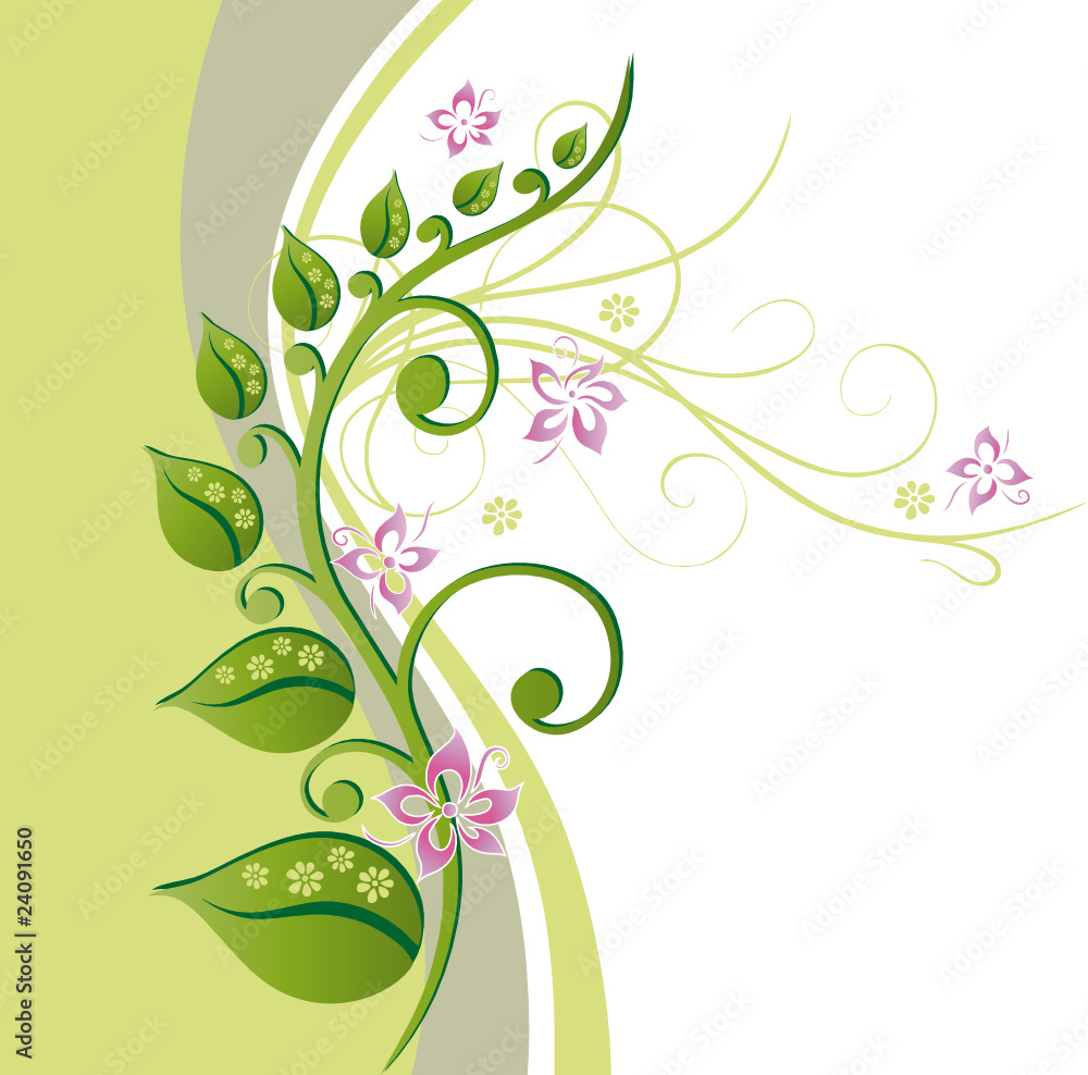 Blume, Blüte, Ranke, filigran, floral, background Blume, Blüte, Ranke, filigran, floral, background