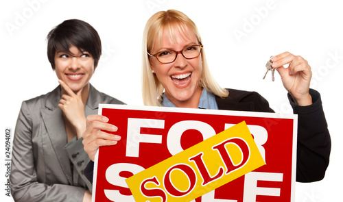 Female with Blonde Woman Ho...