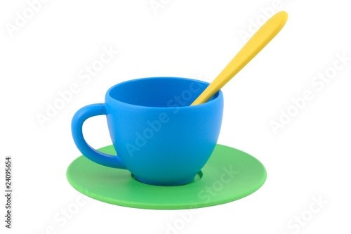 Obraz na plátne Colorful tea-set toy