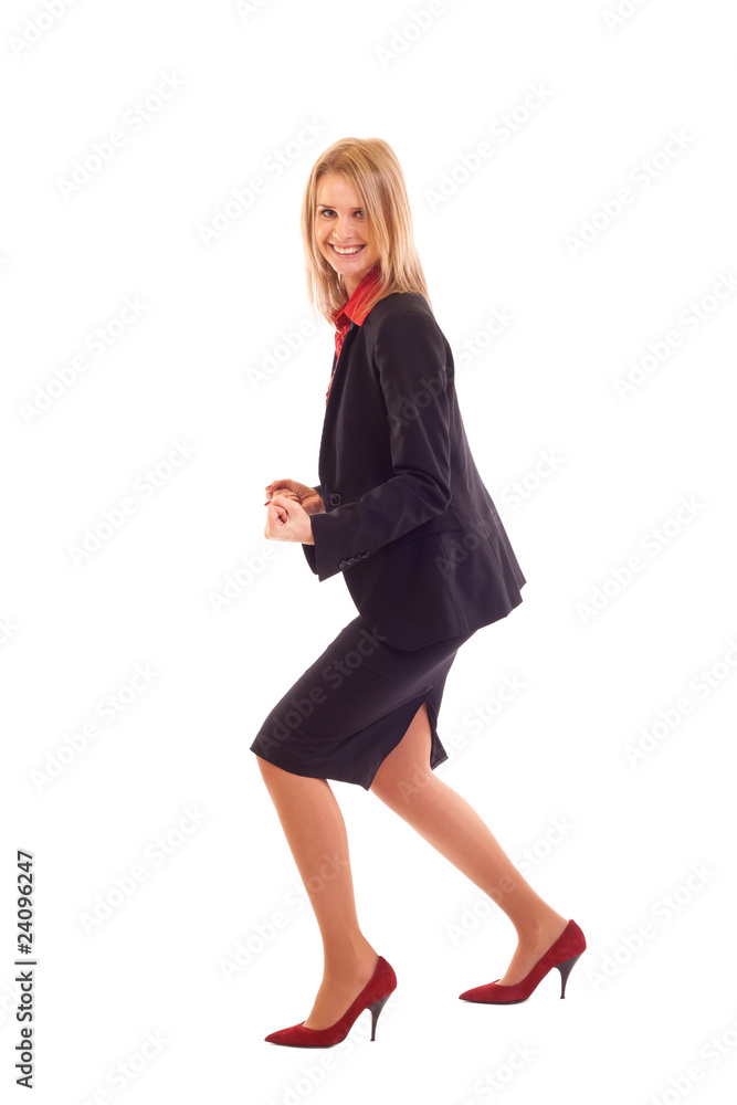 very excited business woman very excited business woman