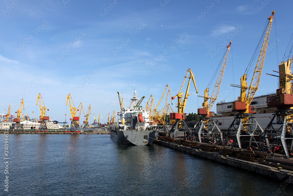 Cargo seaport, Odessa, Ukraine