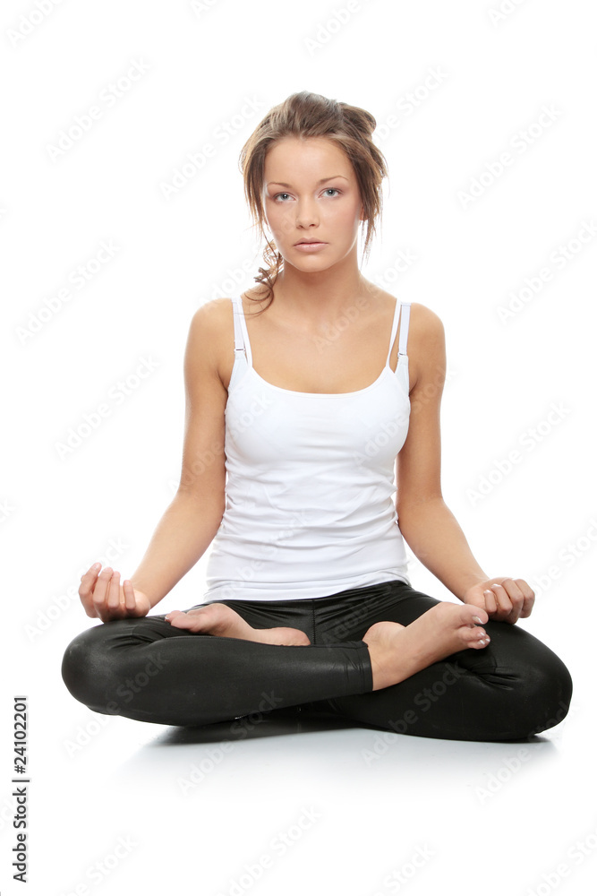 Woman doing yoga