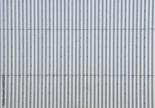 Metal facade of a building
