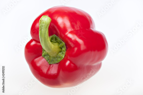 Red pepper isolated over white