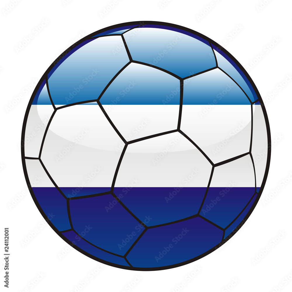 vector illustration of El Salvador flag on soccer ball vector illustration of El Salvador flag on soccer ball