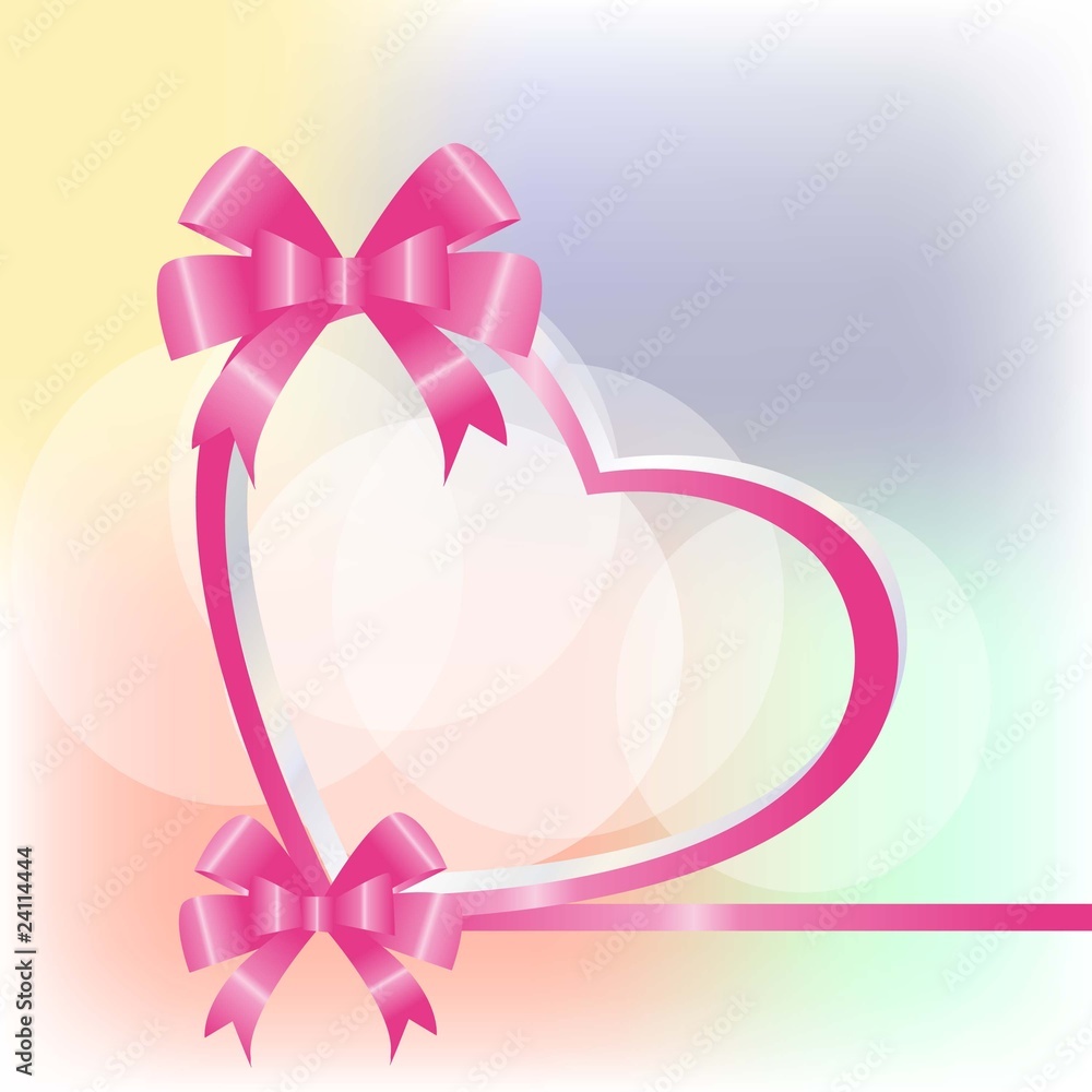 Pink heart Pink heart