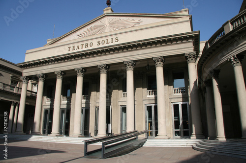 Teatro Solis, famous opera building in Montevideo, Uruguay photo