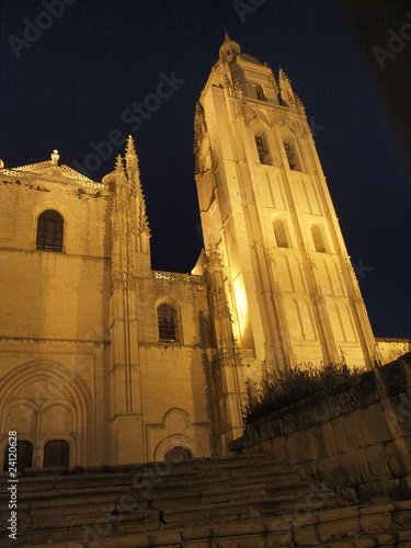 Catedral de Segovia por la noche