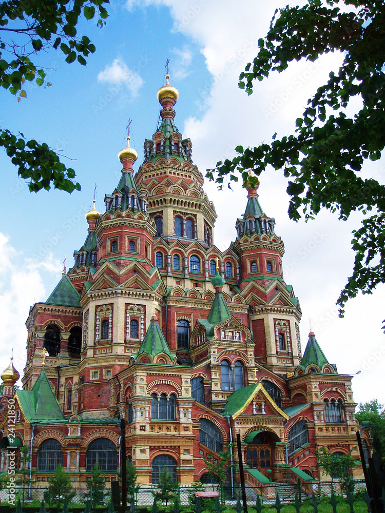 Cathedral of St. Peter and Pavel, Petergoph, Russia