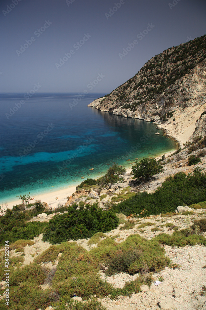 Coastline in Kefalonia