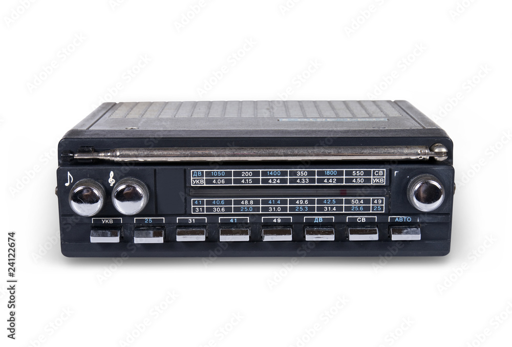 Fototapeta premium Old radio set