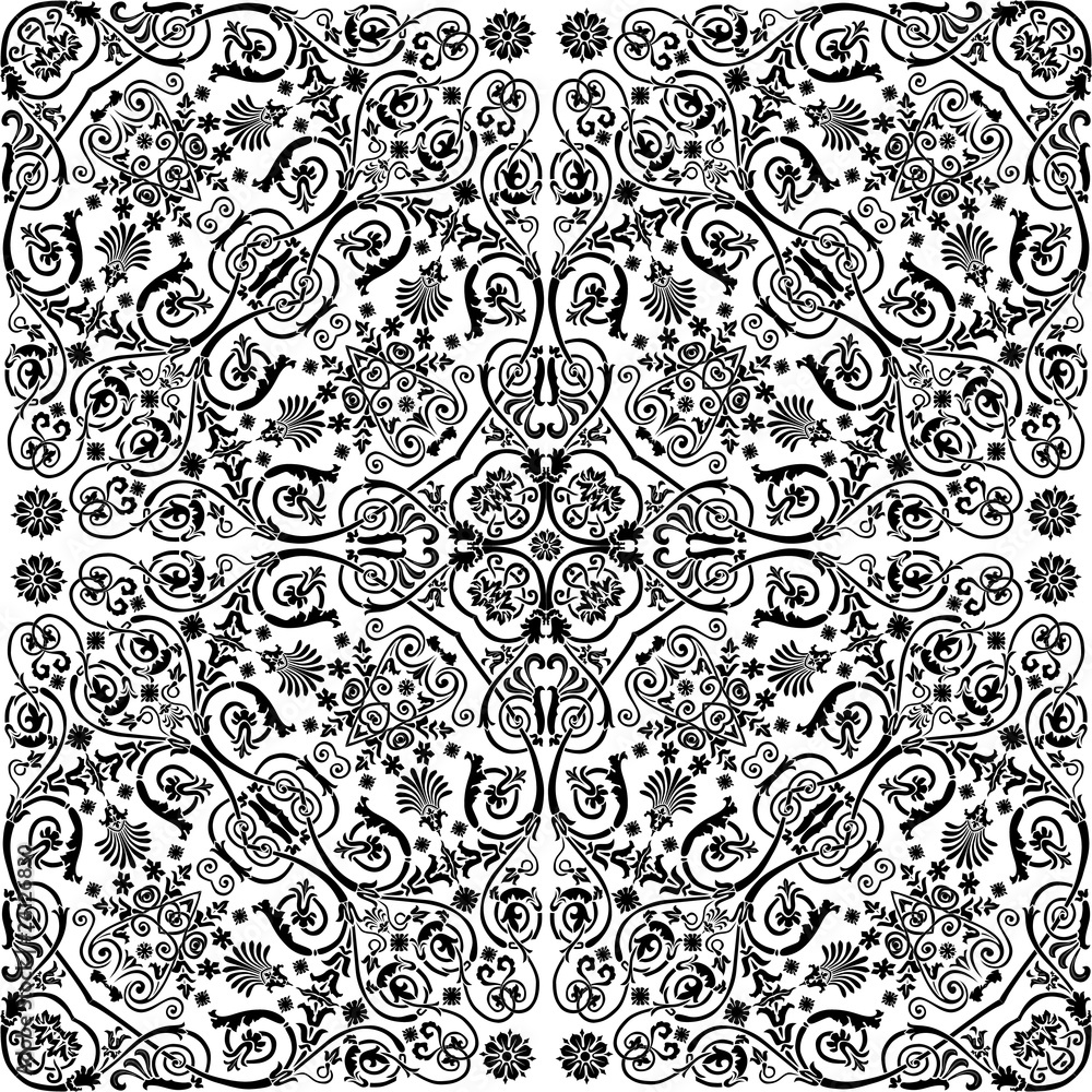 background with black traditional pattern background with black traditional pattern