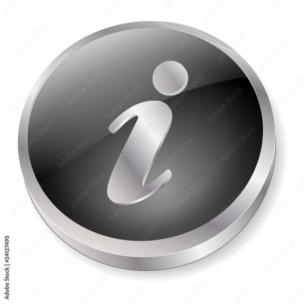 INFO Web Button (Information sign symbol icon silver 3D vector) INFO Web Button (Information sign symbol icon silver 3D vector)