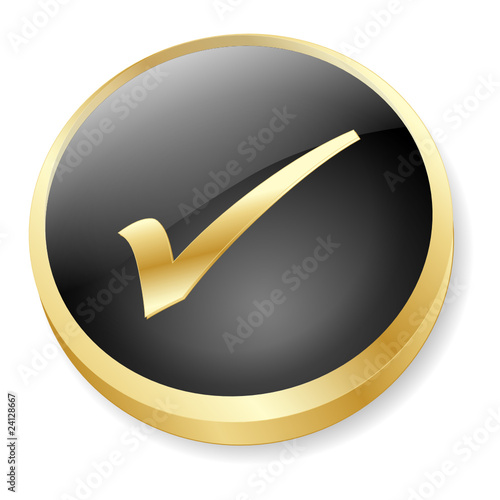 TICK Web Button (ok go yes positive feedback opinion quality)