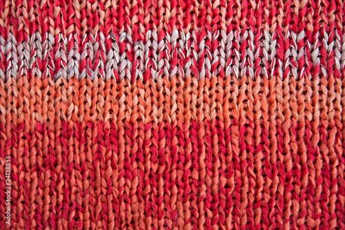 knit of yarn