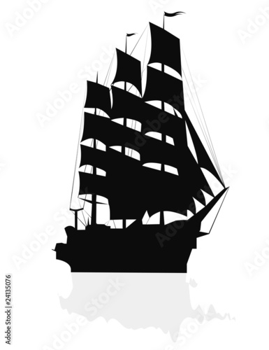 Big sailing ship