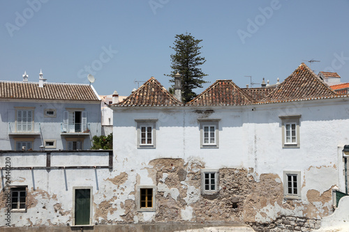 Houses in the old town of Tavira, Algarve Portugal