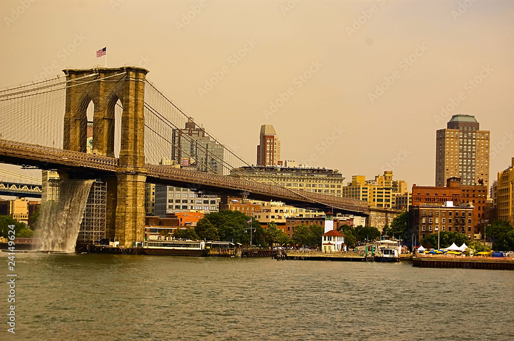 Obraz premium the brooklyn bridge in New York