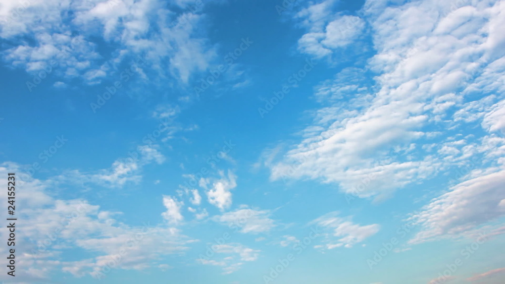 White clouds over blue sky White clouds over blue sky